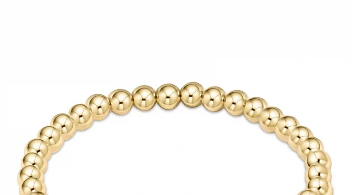 E Newton Bracelets in gold design