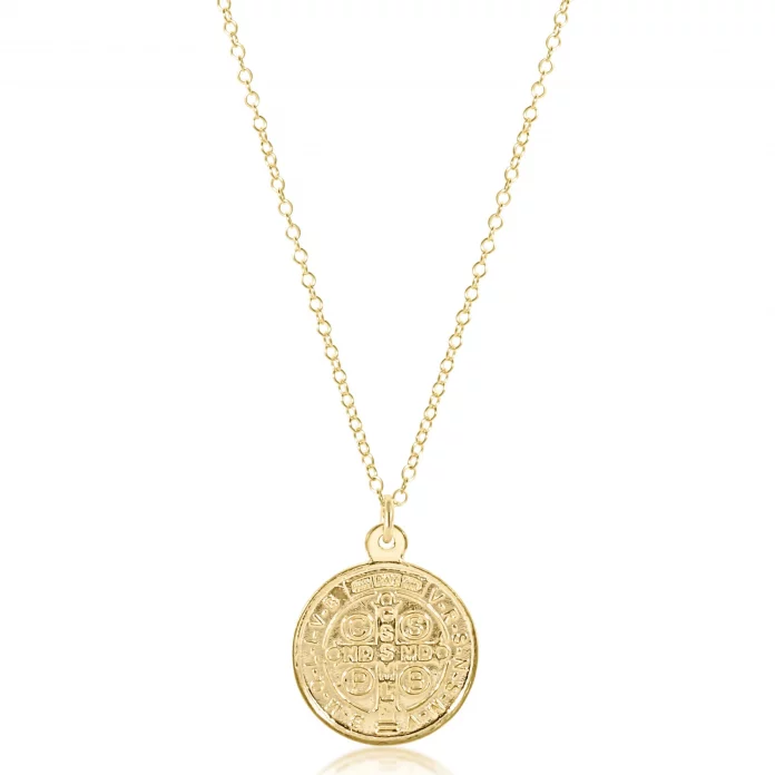 Enewton Necklaces show in the image in the gold color