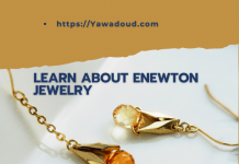 Two enewton earings are arranged beautifully,
